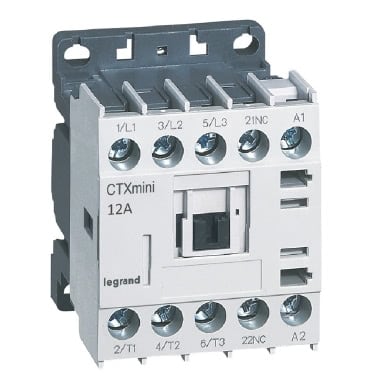 LEGRAND LEG417056 CTX3 MINI - CONT 3P 12A 1NC 230VAC