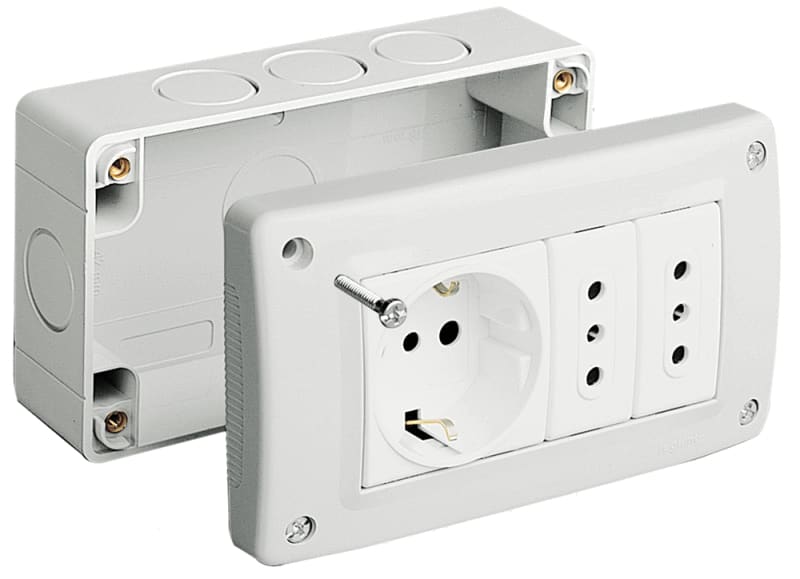 LEGRAND - LEG680604 PLEXO VELA - SCATOLA IP40 4M