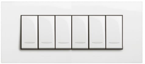 LEGRAND LEG685643 VELA QUADRA-BIANCO LUCIDO 6M