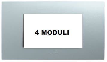 LEGRAND - LEG685747 VELA QUADRA-SILVER METALLIZZATI 4M