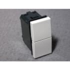 LEGRAND LEG687008 VELA BIANCA - DOPPIO PULSANTE 1P NO 10A