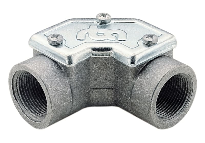 LEGRAND - LEG86321 CURVA 90 FF ALLUMINIO G1/4