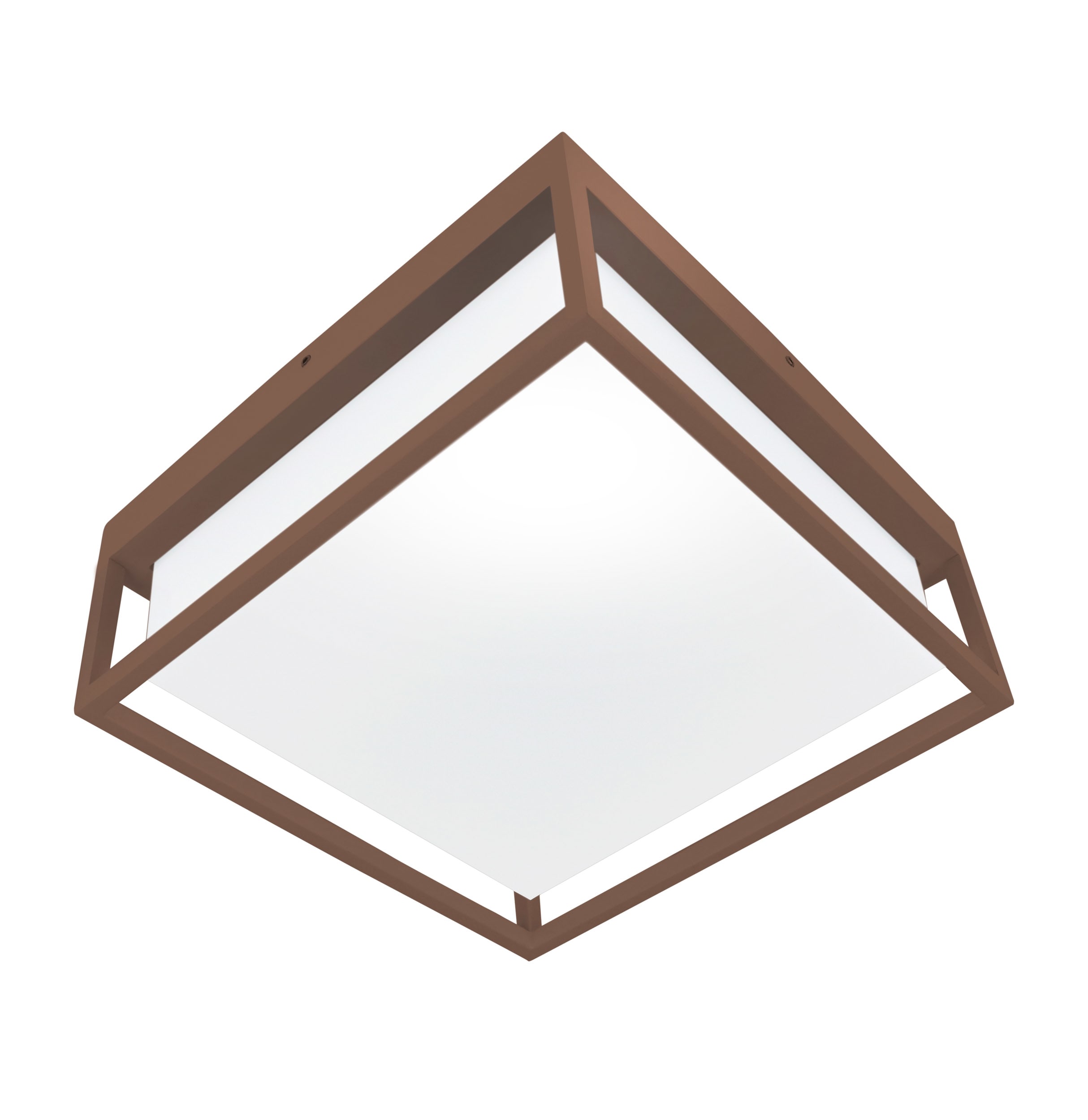 BOT LIGHTING SRL - BTLLEON2E27C PLAFONIERA AL+PC 2X E27 IP65 CORTEN MAX
