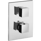 RUBINETTERIA PAFFONI - PFFLEQ518CR MIX TERMOSTATICO INCASSO DOCCIA 2 USCITE
