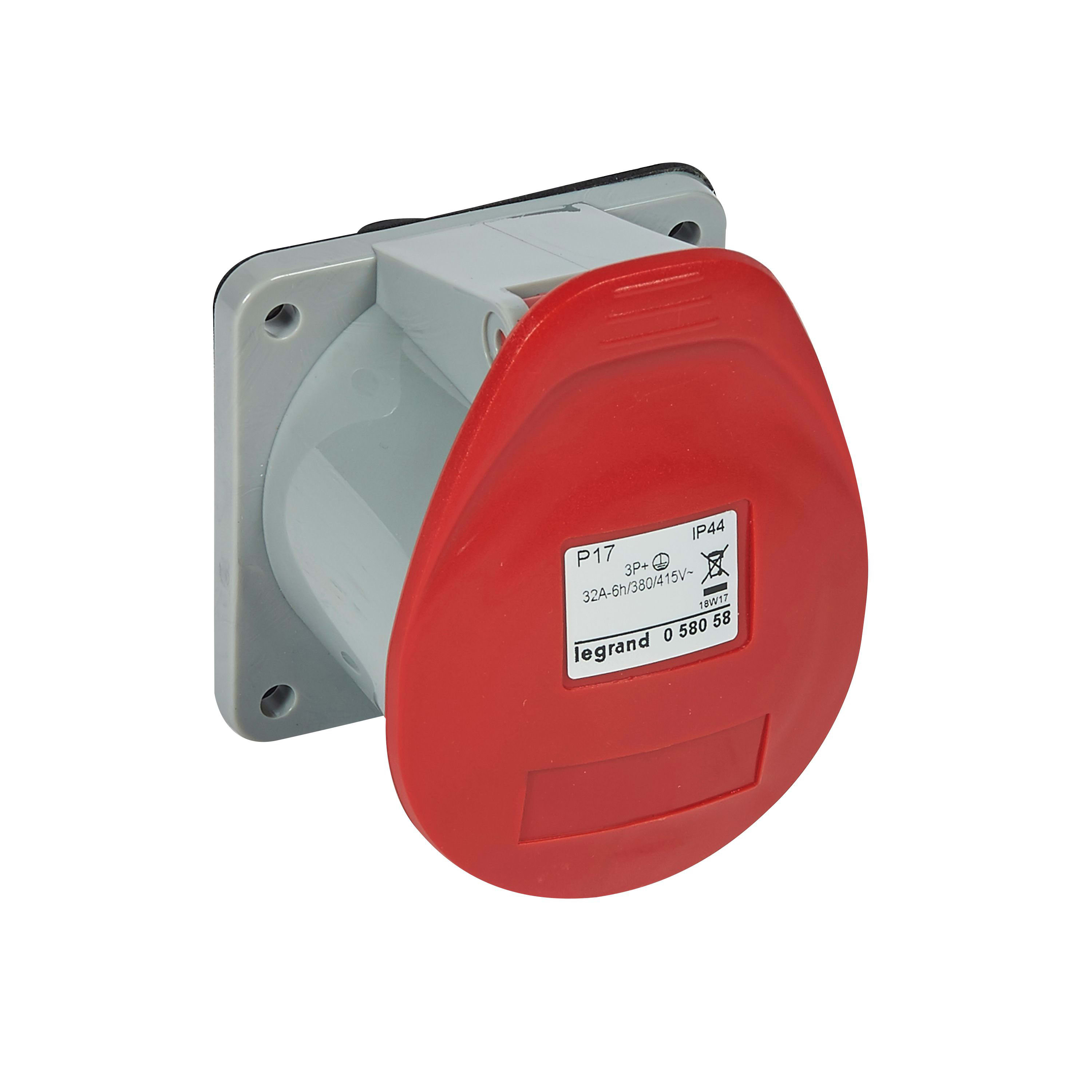 LEGRAND LEG058058 PRESA 32A 3P+T 400V IP44