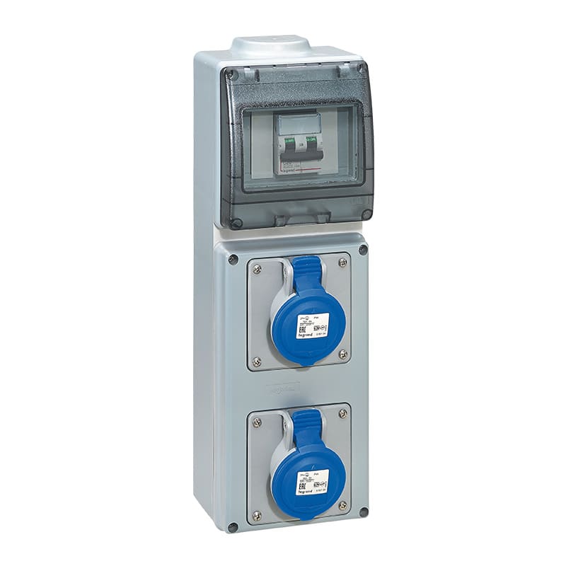 LEGRAND - LEG058930 CENTRALINO MULTIPRESA CON INT. 2/2P+T 16