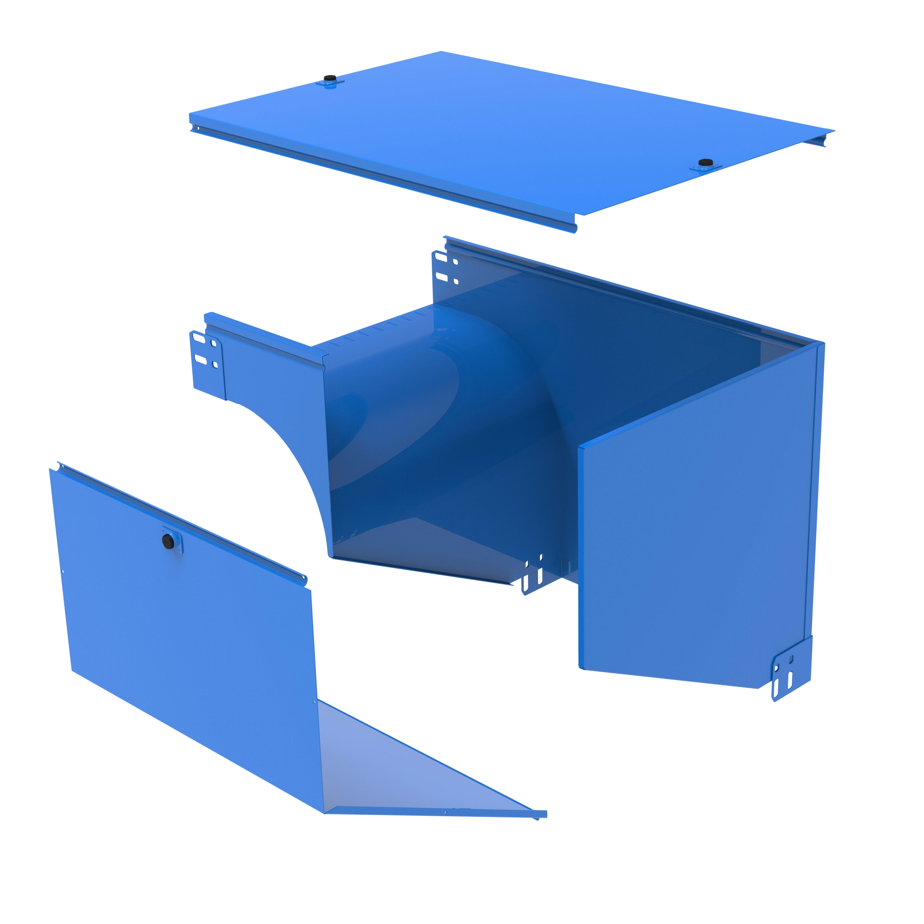 LEGRAND LEG484704 P31-CURVA SX VAR. PIANO DISCESA 100X400
