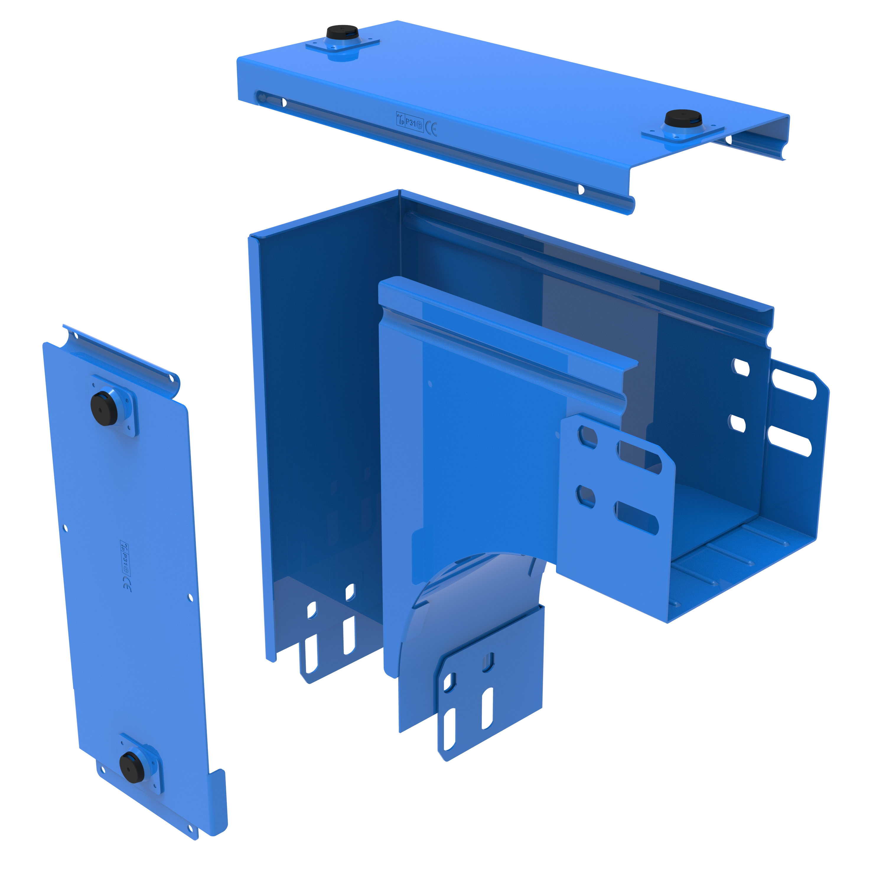 LEGRAND LEG484722 P31-CURVA DX VAR PIANO DISCESA 100X100 G