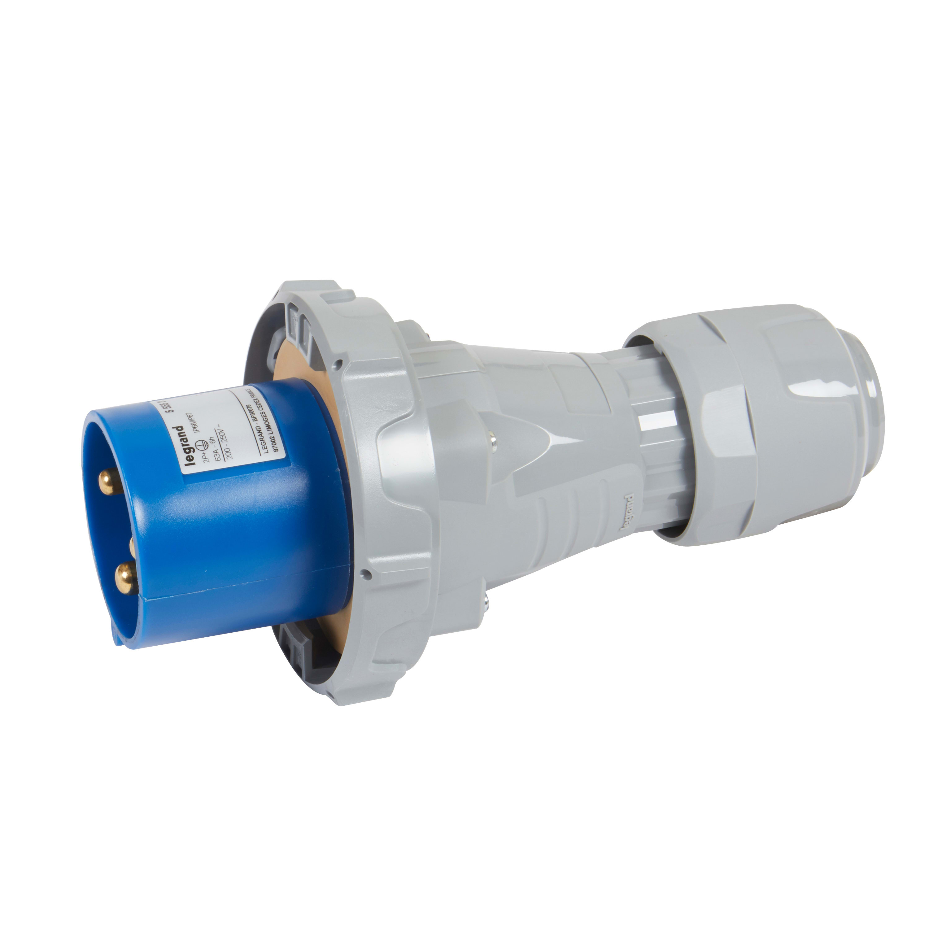 LEGRAND - LEG555524 SPINA MOBILE IP67 63A 2P+T 220V