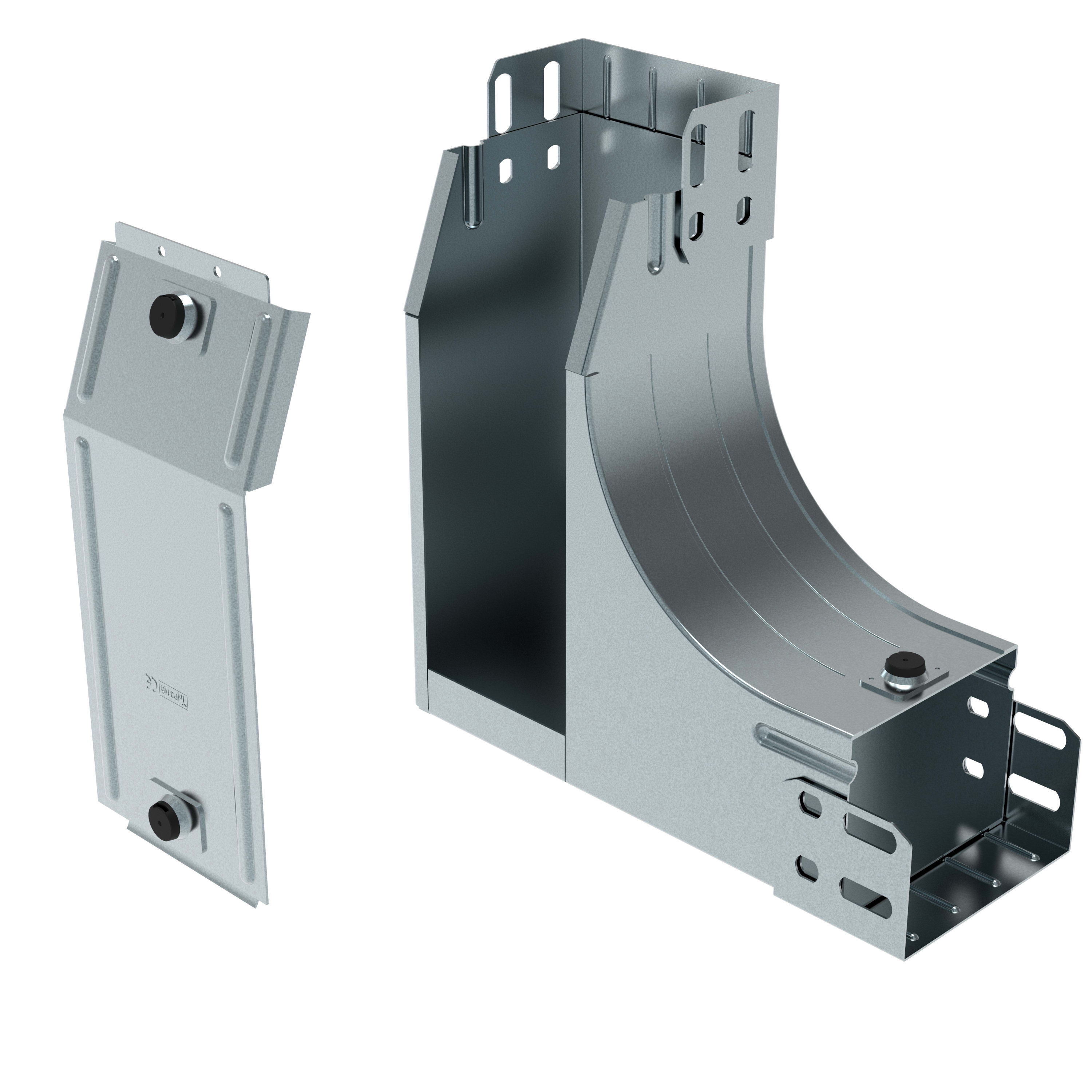 LEGRAND - LEGAG075C P31-CURVA DX VAR. PIANO SALITA 75X75 C