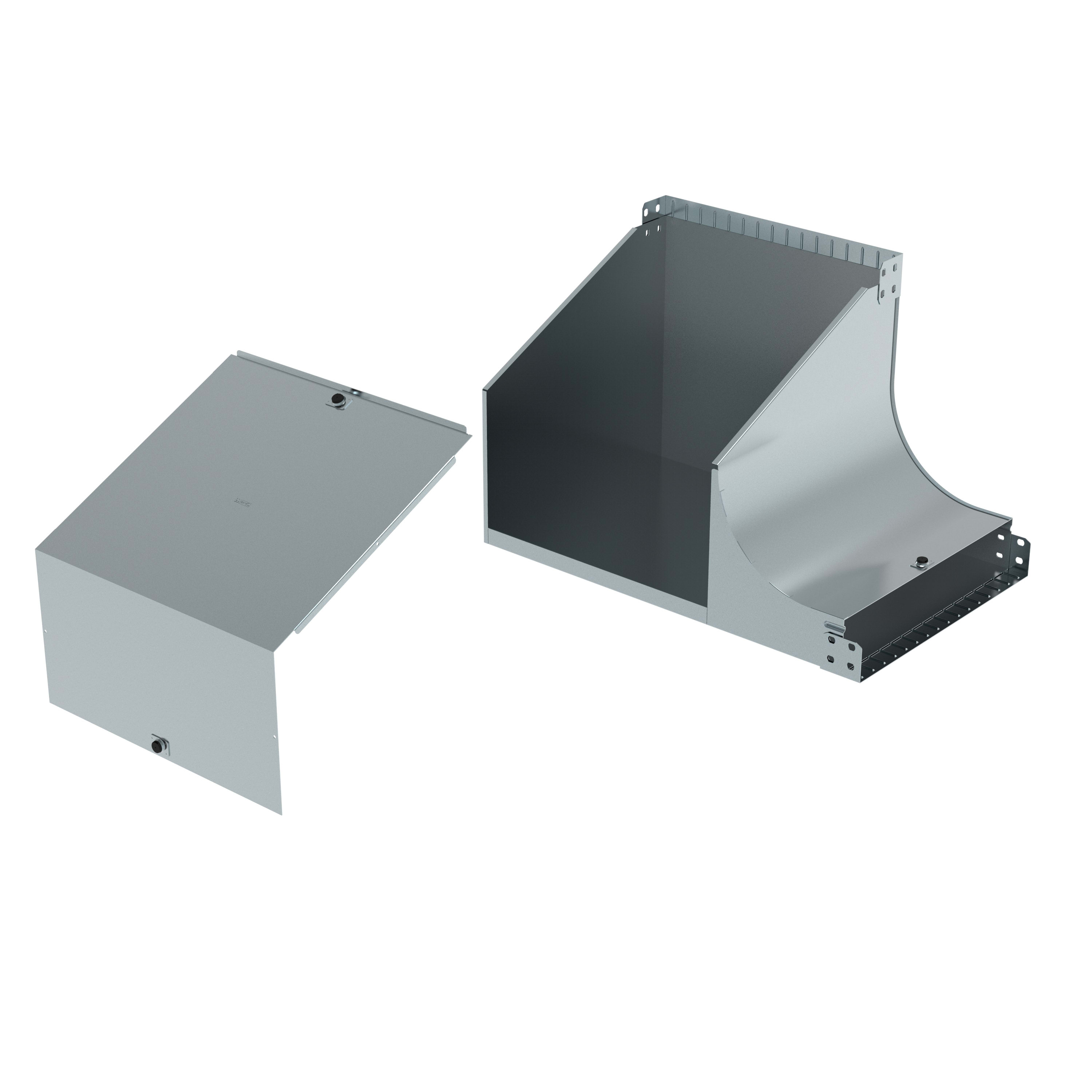 LEGRAND - LEGAG400C P31-CURVA DX VAR. PIANO SALITA 400X75 C