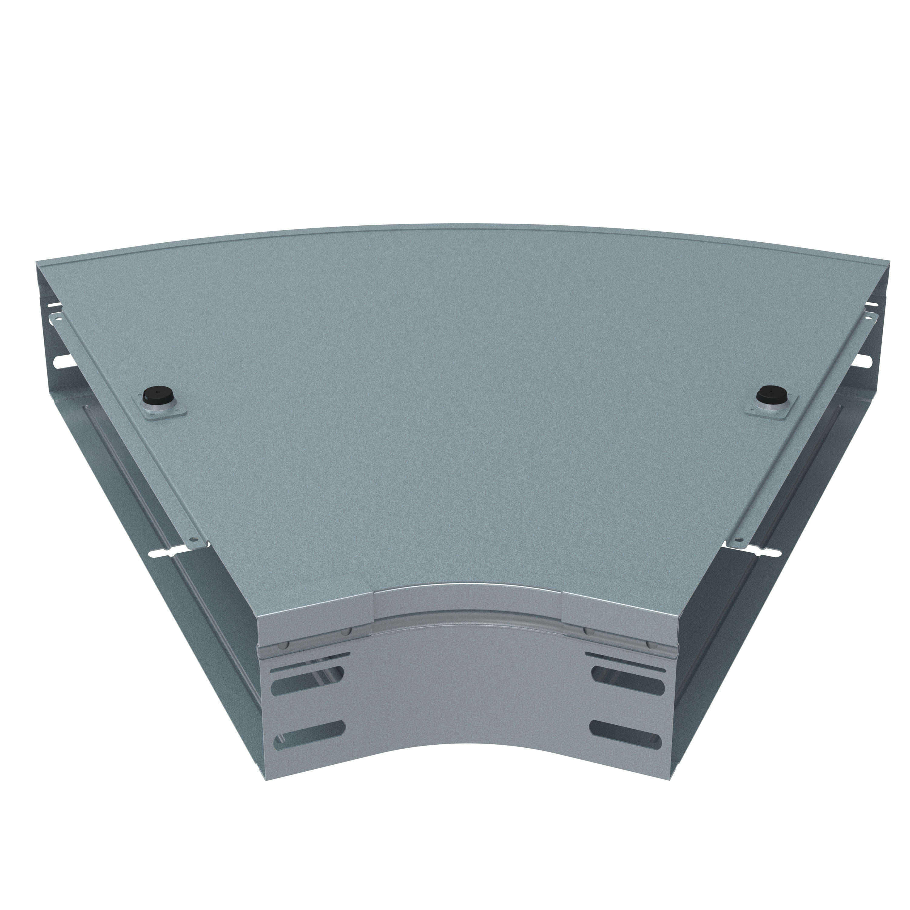 LEGRAND LEGAJ600L P31-CURVA PIANA 45D TASCA 600X75 INOX 31