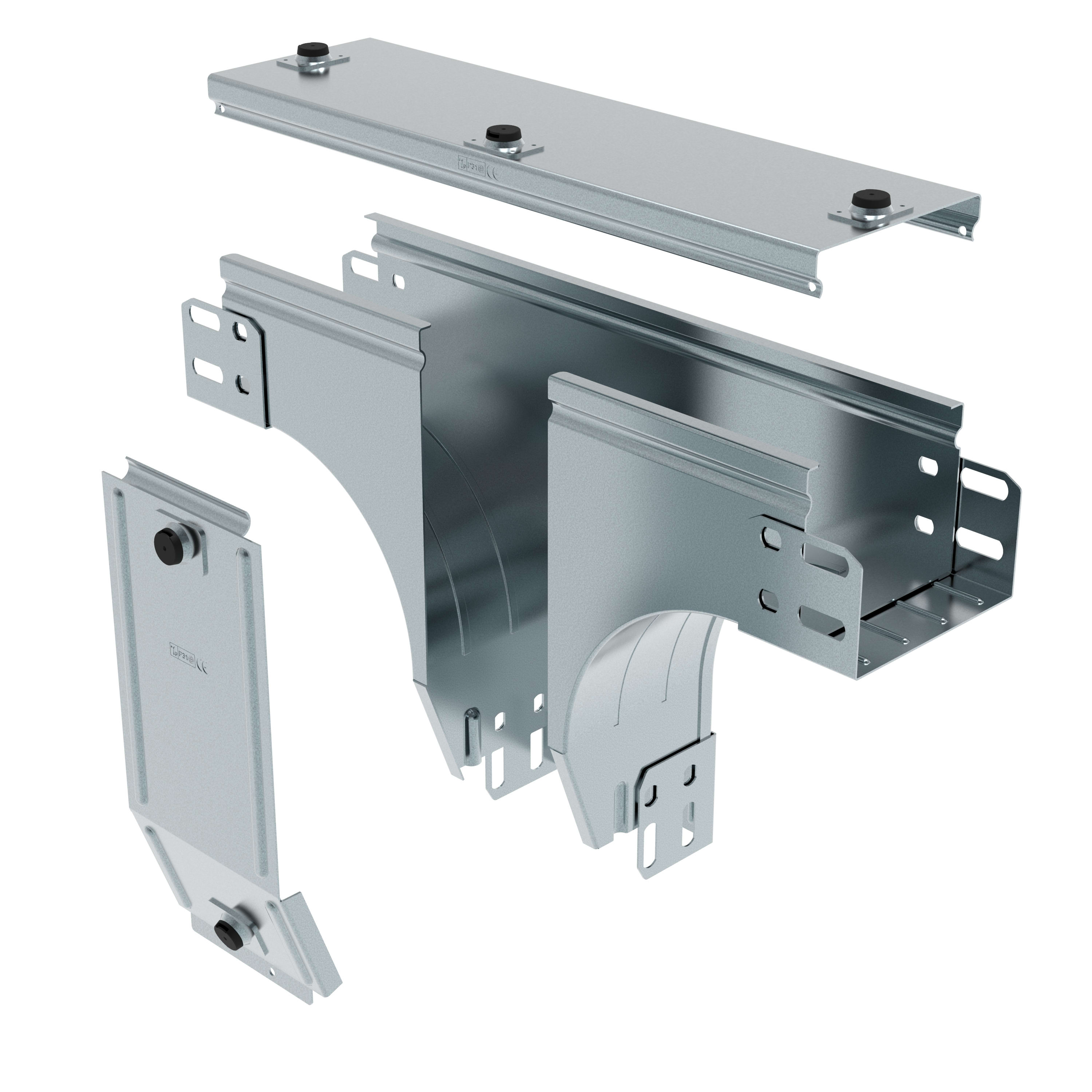 LEGRAND LEGAX075C P31-DERIV. VERT. A T DISCESA VP 75X75 C