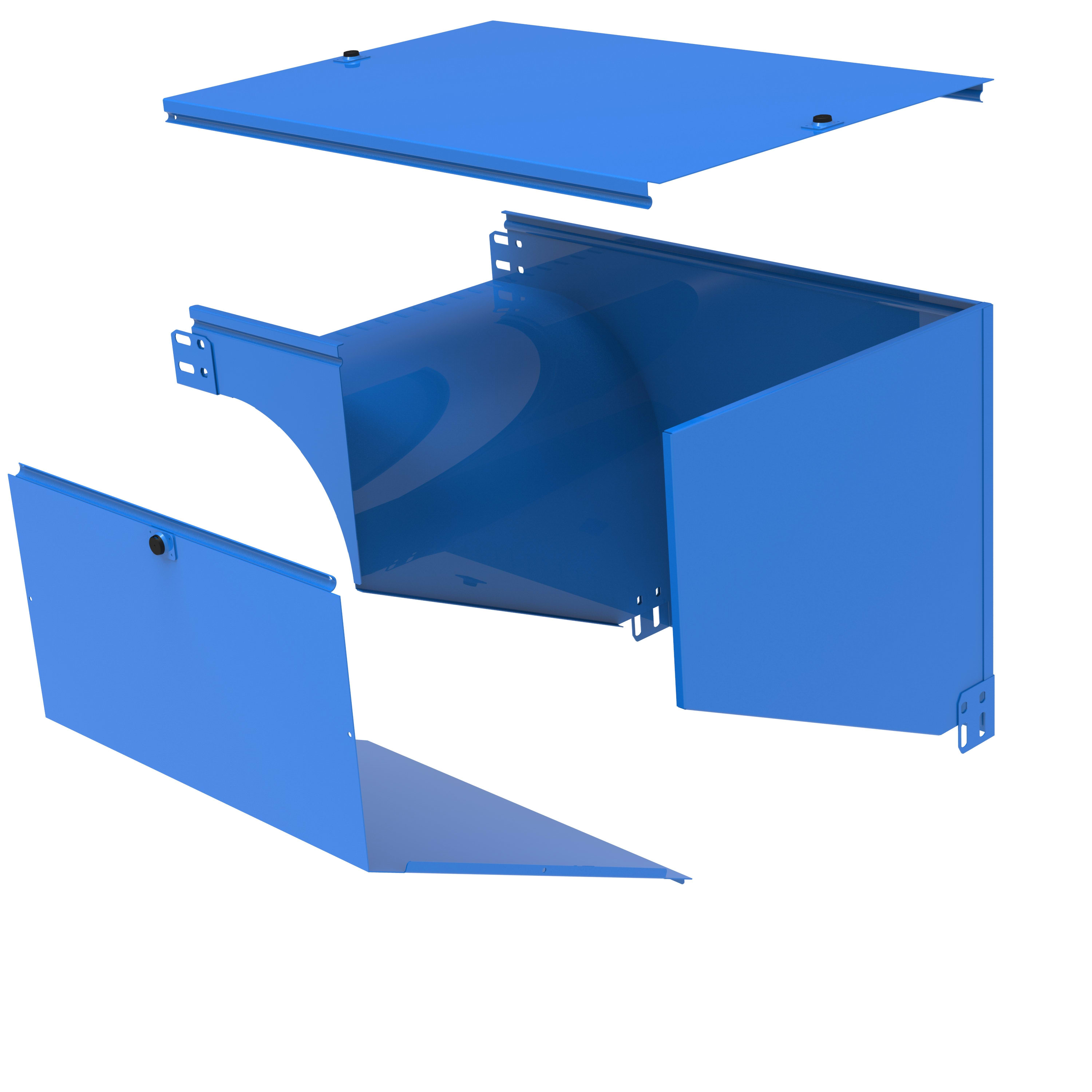 LEGRAND LEGAY600G P31-CURVA SX VAR. PIANO DISCESA 600X75 G