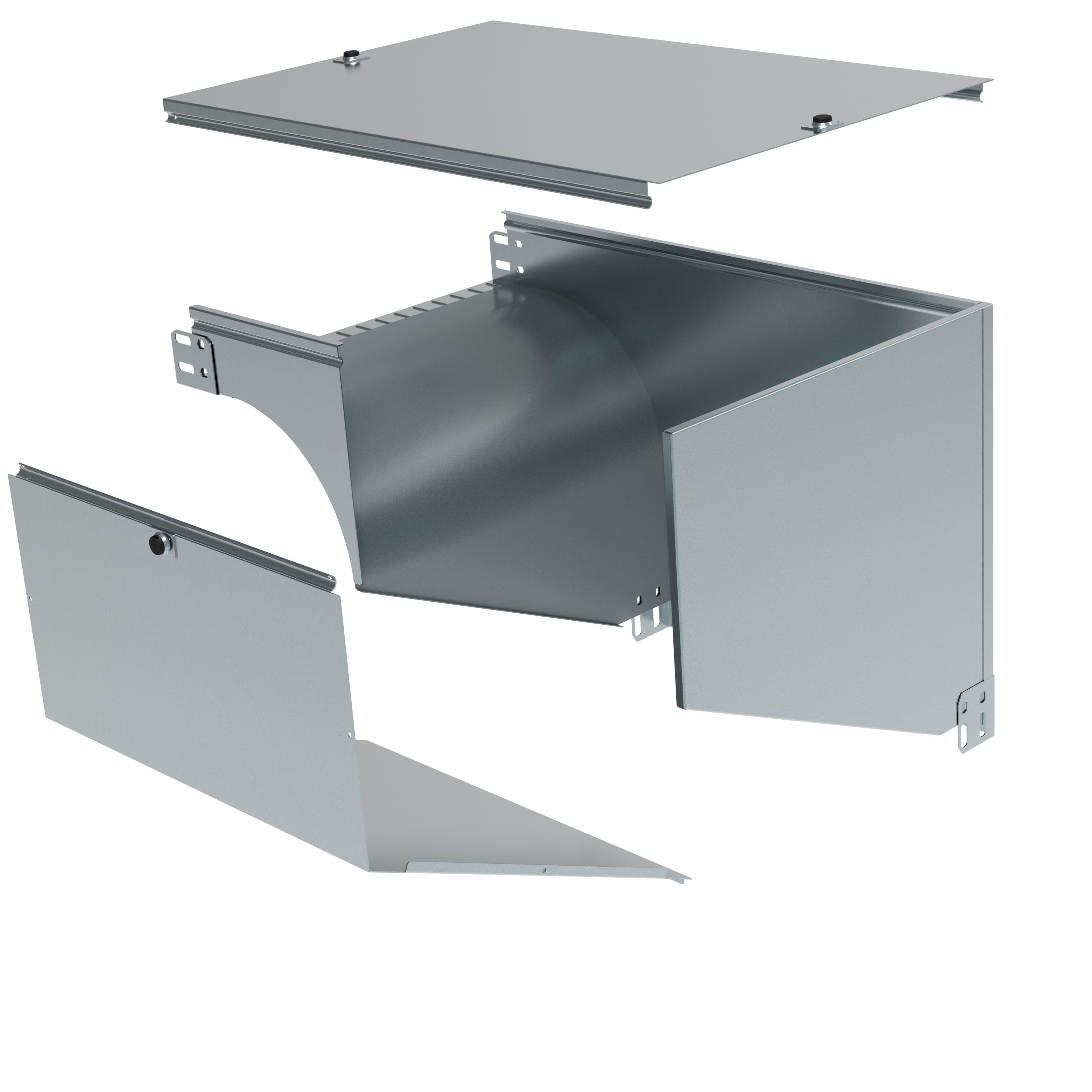 LEGRAND - LEGAY600Z P31-CURVA SX VAR. PIANO DISCESA 600X75 Z