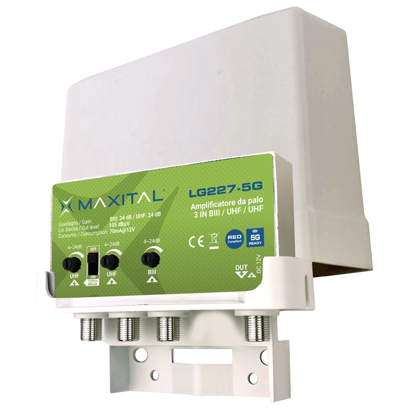 FTE MAXIMAL ITALIA S FTELG227-5G LG227-5G AMP. PALO 3 IN. BIII/2UHF G.24D
