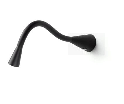 LINEA LIGHT (ILED) ILD7224 SNAKE APPL.FL.LED 2W T.DO S/AL.NERO