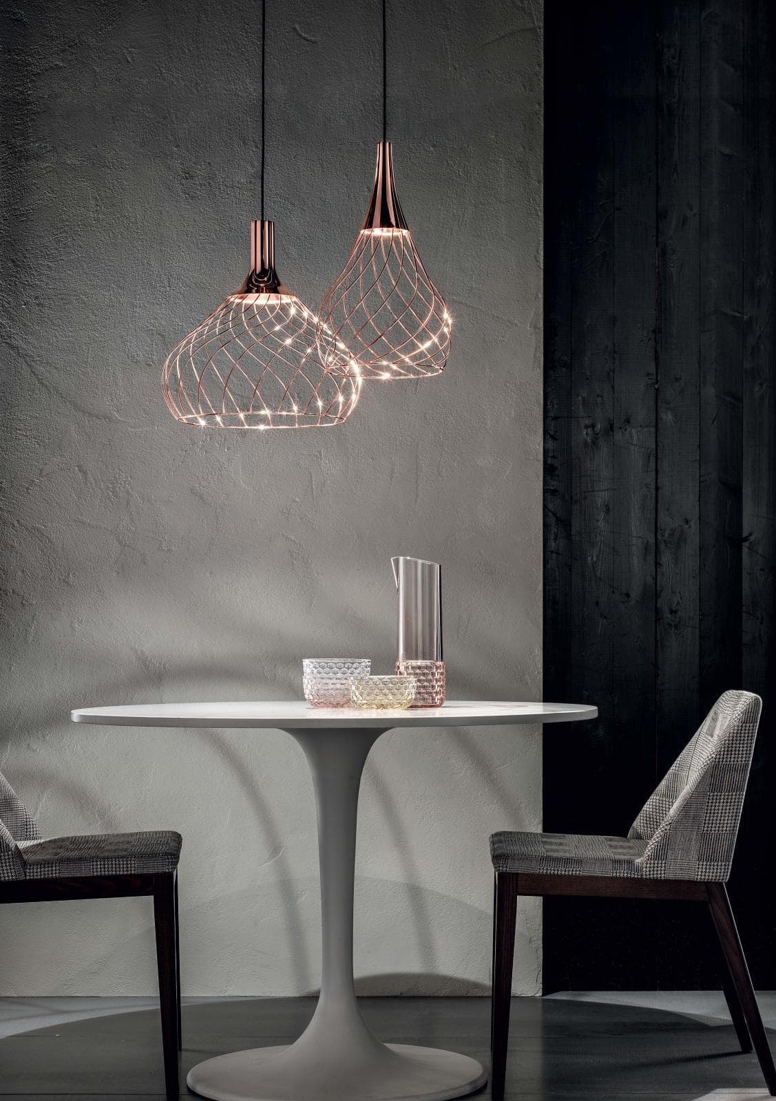 LINEA LIGHT-STILNOVO SNV8141 MONGOLFIER SOSP.D260 16W WT RAME LU