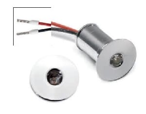 LINEA LIGHT (ILED) ILD86707Z30 ASPHO-R 21 TONDO 1LED 5MM RGB CROMO