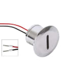 LINEA LIGHT (ILED) - ILD92407W05 PETIT-2R 1 TONDO 1LED 1W NIKEL SPAZ