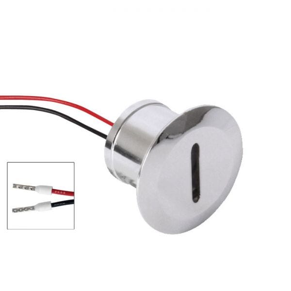 LINEA LIGHT (ILED) ILD92407W05 PETIT-2R 1 TONDO 1LED 1W NIKEL SPAZ