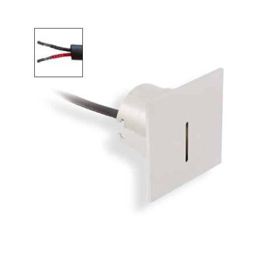 LINEA LIGHT (ILED) ILD92562N05 CUT 4 QU.CONTROCASSA 1LED 2W INOX