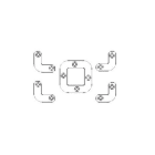 LINEA LIGHT (ILED) ILDKIT0029 KIT STAFFA MODULARE BEEBO LEGNO