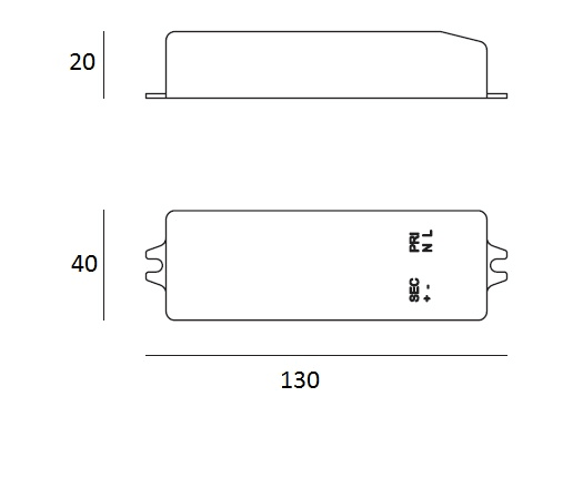 LINEA LIGHT (ILED) - ILDKIT72 KIT ALIM.LED 230/40V 0,5A 20W