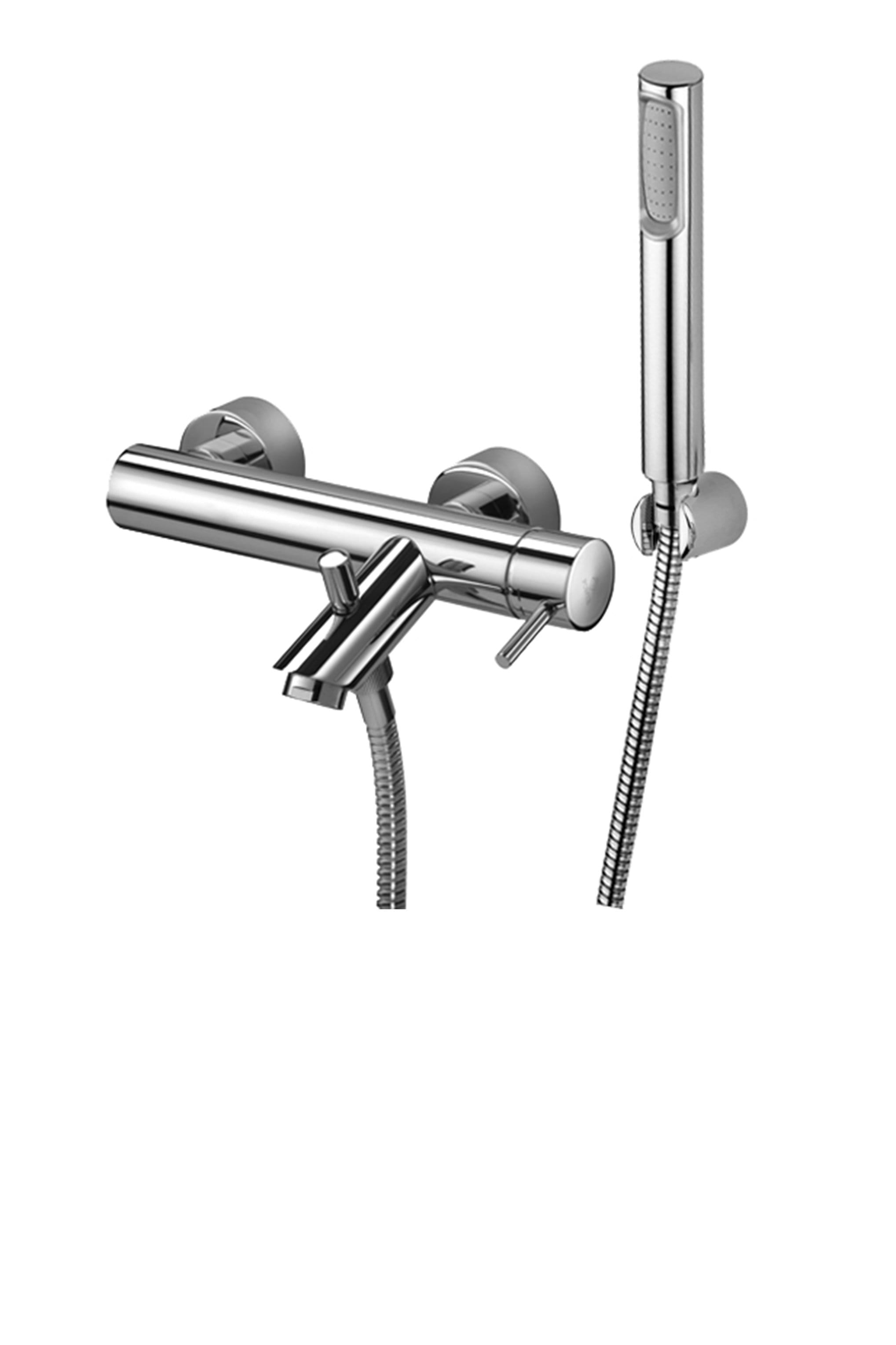 RUBINETTERIA PAFFONI PFFLIG026CR MIX VASCA CON SET DOCCIA E SUPPORTO RIPO