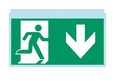 INTERNAZIONALE SRL - LIN5091 PITTOGRAMMA SERIE HP320 FRECCIA IN BASSO