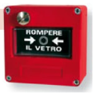 INTERNAZIONALE SRL LIN1604 PULSANTE ANTINCENDIO IP65 DA ESTERNO