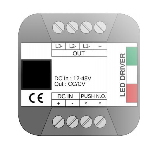 L&L LUCE E LIGHT L&LARC336500D1 SEQ. RGB 72W IN12-48VDC OUT500MA