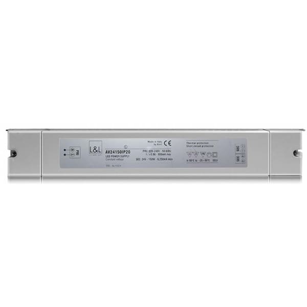 L&L LUCE E LIGHT L&LAV24150IP20 AC/DC IN220-240VAC OUT24VDC 150W IP20