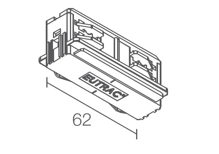 L&L LUCE E LIGHT L&LBE0021011 TESTATA ALIM. TRIFASE DX BIA