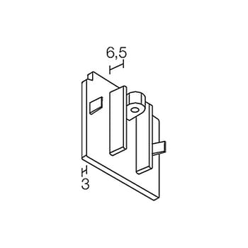 L&L LUCE E LIGHT L&LBE0021201 TESTATA CHIUSURA TRIFASE BIA