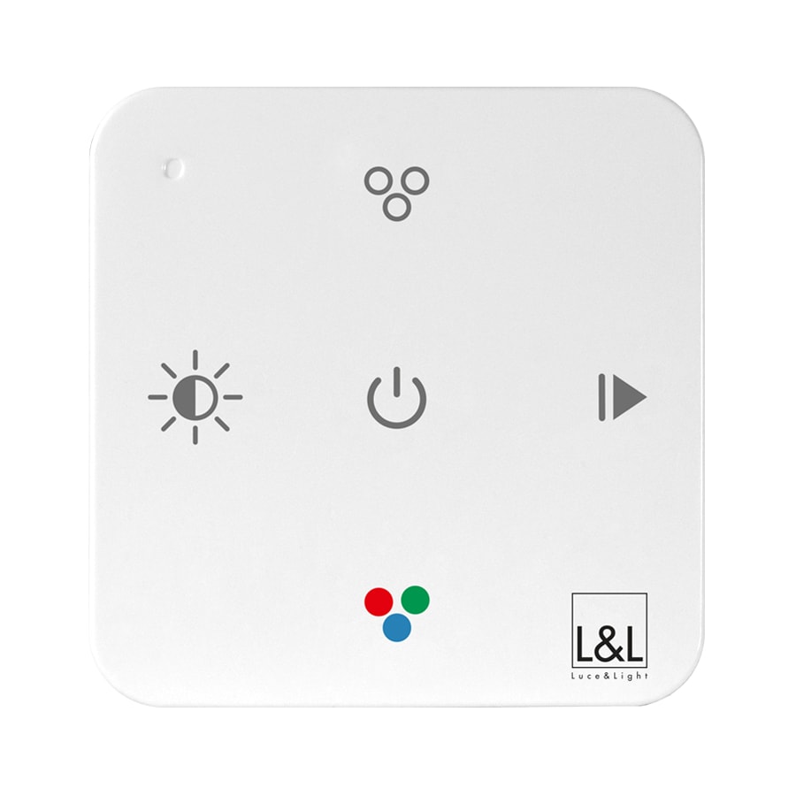 L&L LUCE E LIGHT L<LC08 RADIOCOM TOUCH.PN RGB/RGBW 4FUNZ 3/4 CH