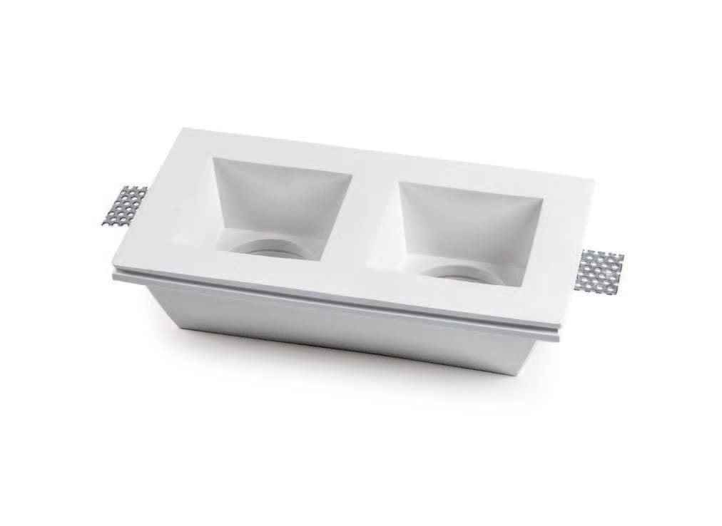 LAMPO LIGHTING TECHN LMODIKCG/57/D FARETTO IN GESSO INCASSO DOPPIO 230V 57M