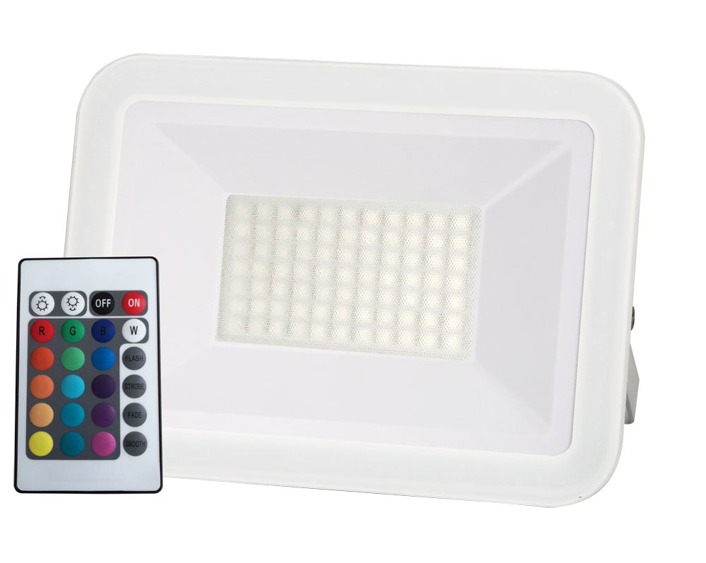 LAMPO LIGHTING TECHN LMOFAFLAT30WRGB PROIETTORE FLAT 30W RGB 230V TEL.INCLUSO
