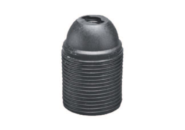 LAMPO LIGHTING TECHN LMOS900F/NE PORTALAMPADE E27 FILETTATO NERO