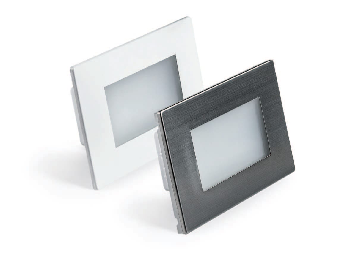 LAMPO LIGHTING TECHN LMOSPLED503BN SEGNAPASSO LED BIANCO/INOX 3W 230V 4000K