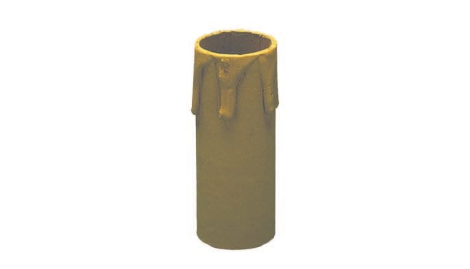 LAMPO LIGHTING TECHN - LMOLP900 FINTA CANDELA BIANCA PER E14 H65