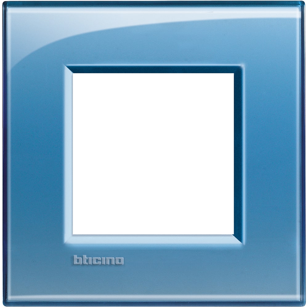 BTICINO BTILNA4802AD LL - PLACCA 2P AZZURRO