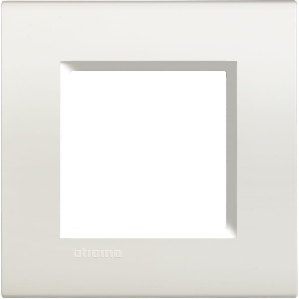 BTICINO BTILNA4802BI Abdeckrahmen LIVINGLIGHT: 1-fach, 2 Modu