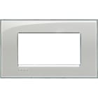 BTICINO BTILNA4804KG LL - PLACCA 4P GRIGIO GHIACCIO