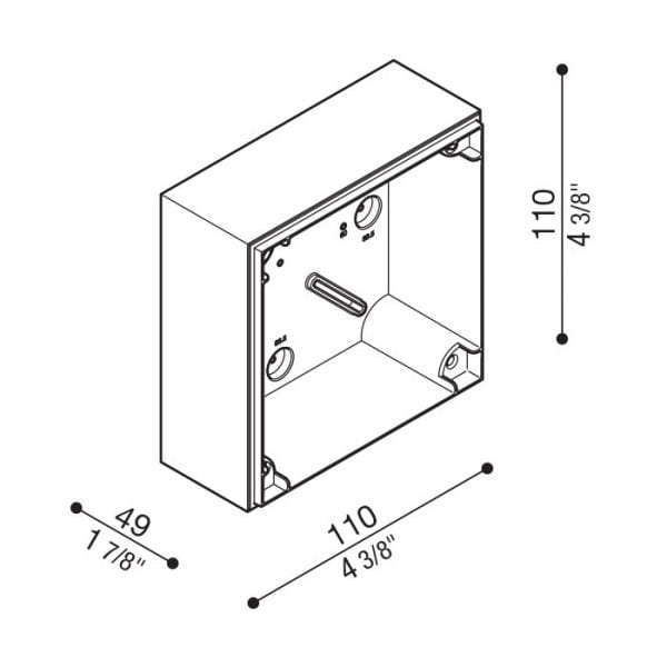LOMBARDO - LOMLB1300002 BOX DERIVAZIONE KOBO GRIGIO