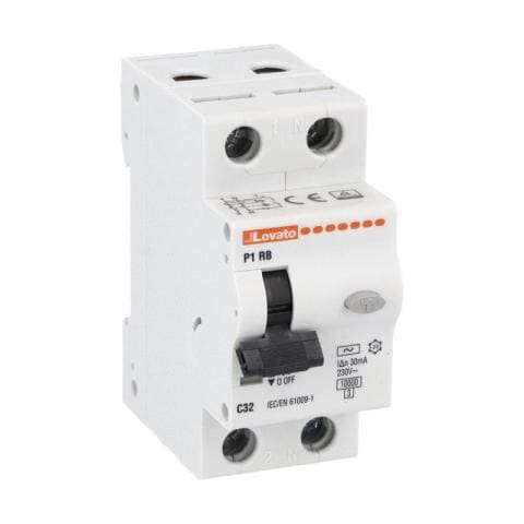 LOVATO LOVP1RE1NC32A300 INTERR.MAGNETOT.DIFF.1P+N C32 300MA 10KA