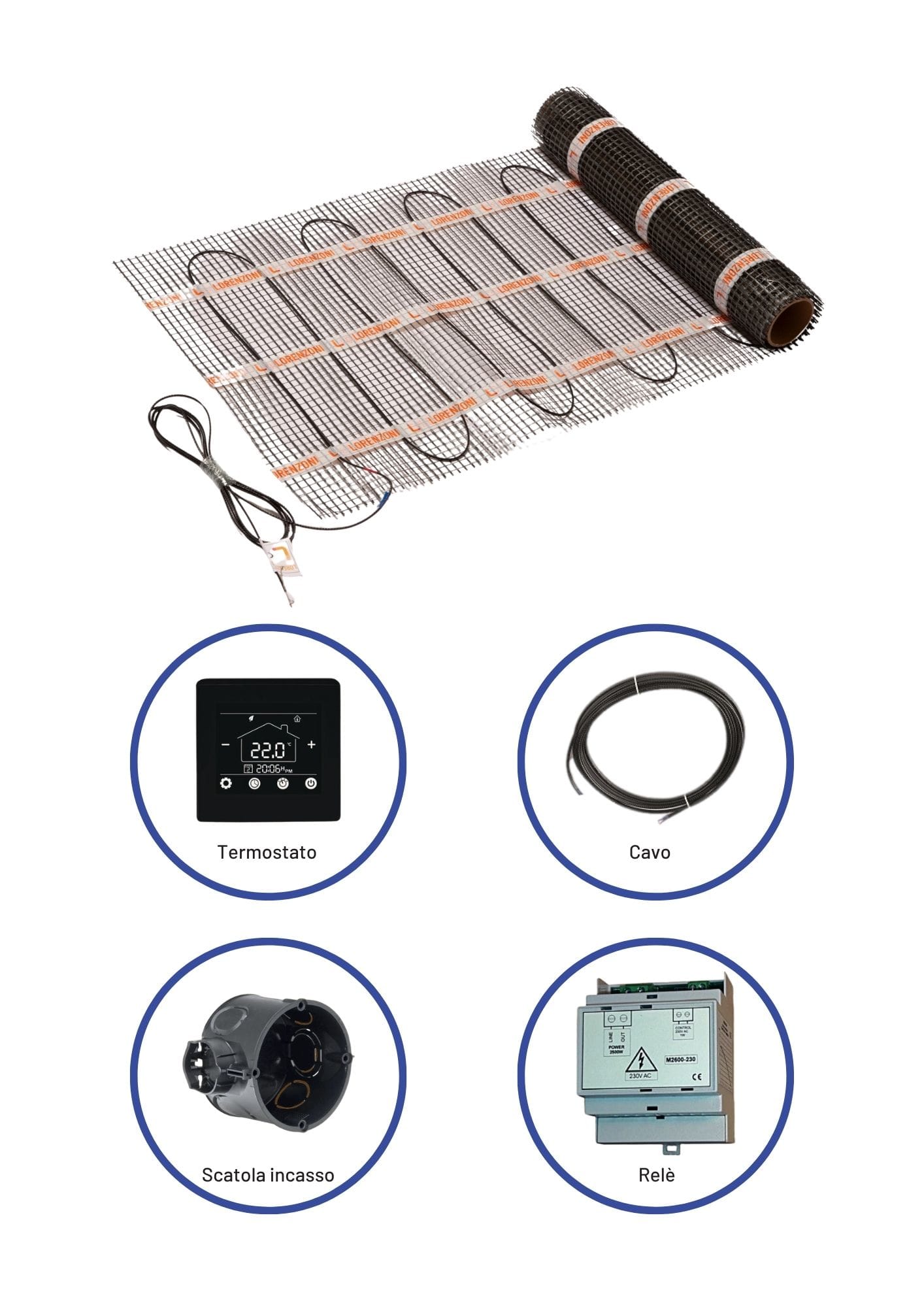 LORENZONI SRL LOZ513.0000K.217 LOZ MAT SYSTEM KIT CONNESSIONE SINGOLA 1