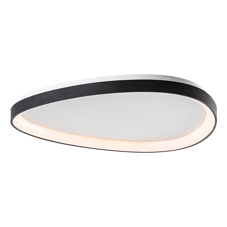 ROSSINI RSSLOU006N PLAFONIERA NERA LED 60W IP20 3000K CRI8