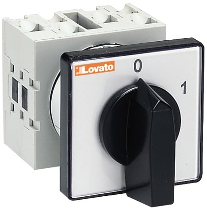 LOVATO LOVGX1610U INT. 3P 16A MONT. FRONT. MAN. NERA 48X48