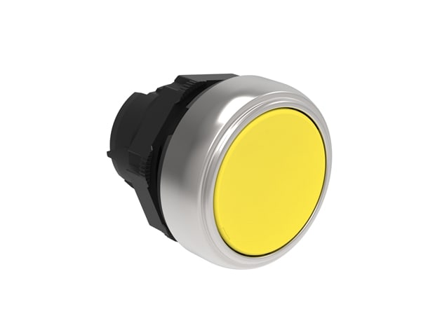 LOVATO LOVLPCB105 PULSANTE RASATO GIALLO